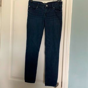 Express Stella low rise legging dark wash; size 2S